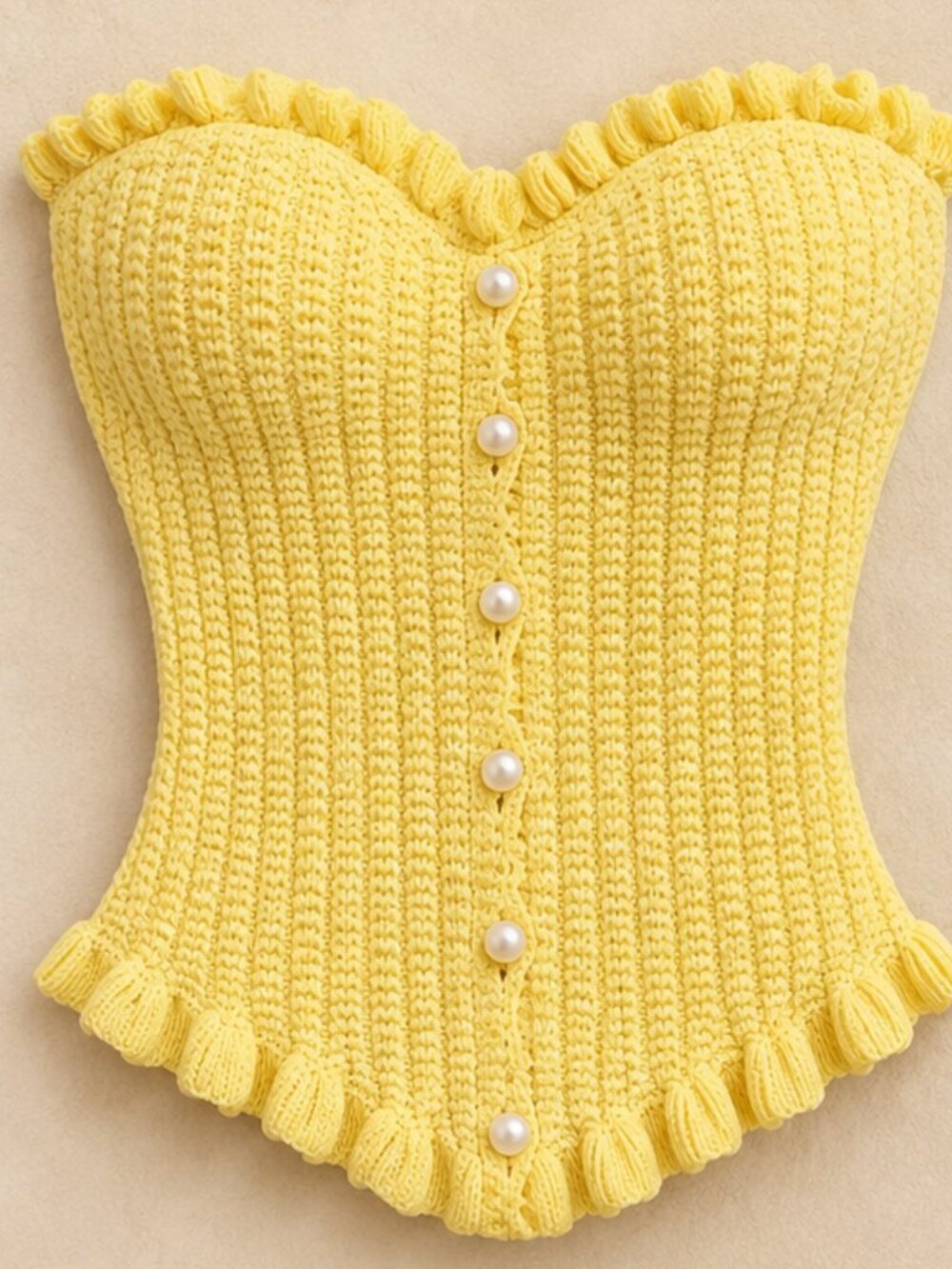 Butter Yellow Tube Top